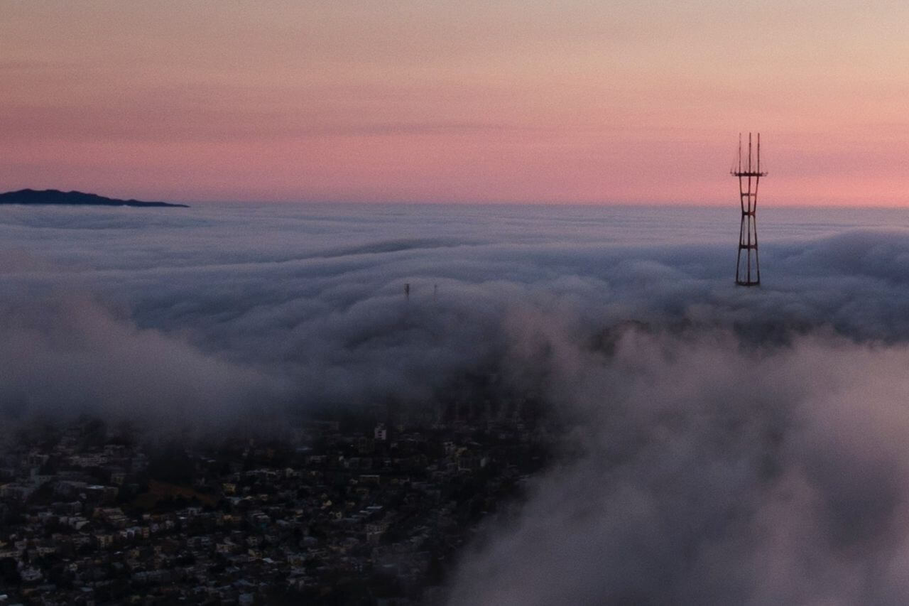 Sutro antenna broadcast